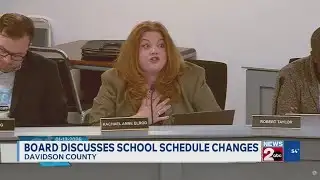 Metro School Board discusses schedule changes