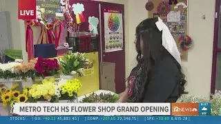 Metro Tech High School debuts new flower shop