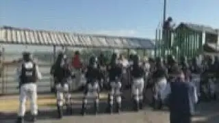 Mexico / Guatemala / Turkey / Greece - Mexico steps up security at border with Guatemala / Thousands