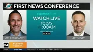 Miami Dolphins introducing new head coach, general manager