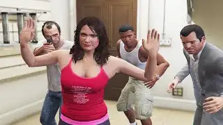 Michael And Franklin SAVING AMANDA From Trevor in GTA 5