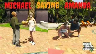 Michael Saving Amanda From Lester (GTA 5)