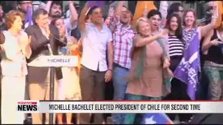 Michelle Bachelet elected president of Chile for second time