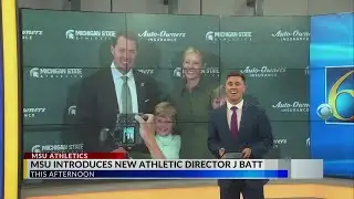 Michigan State officially introduces J Batt as new athletic director