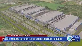 Micron sets date for construction to begin at Central New York microchip factory complex