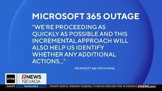 Microsoft experiencing outage with Microsoft 365 services