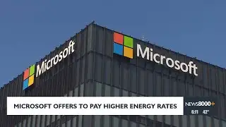 Microsoft offers to pay higher energy rates