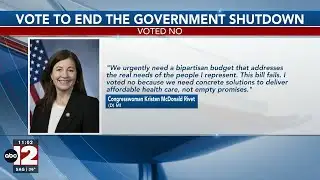 Mid-Michigan congressmen react to deal that ends shutdown