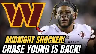 MIDNIGHT SHOCKER! CHASE YOUNG OFFICIALLY TRADED BACK TO WASHINGTON | Commanders News