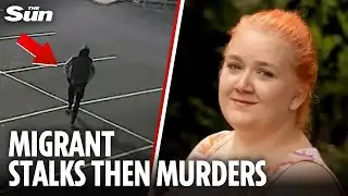 Migrant LAUGHS after ‘stalking & murdering’ asylum hotel worker in horror attack