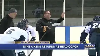 Mike Aikens returns as Anchorage Wolverines head hockey coach