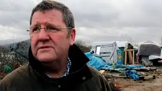 Mike Hookem MEP in the Calais "Jungle"