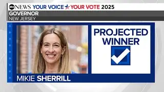 Mikie Sherrill projected to win NJ governor
