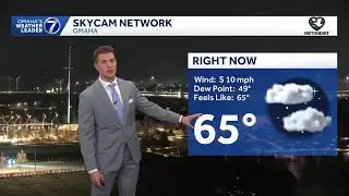 Mild and breezy Friday night in Omaha