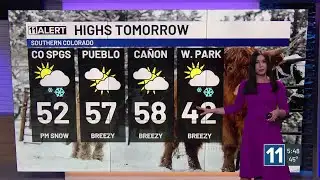 Mild and breezy on Tuesday, PM snow chance