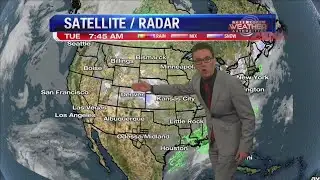 Mild & Clear to Wintry & Cloudy? 1-25-2022