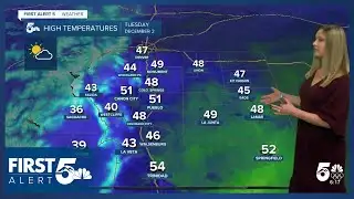 Mild on Tuesday before the next snowstorm arrives