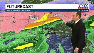 Milder conditions now with changes ahead as potential winter storm heads for Southeast