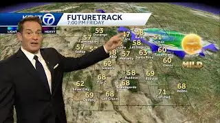 Milder into the weekend before a brief cool down is expected to hit