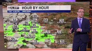 Milder Tuesday with PM showers