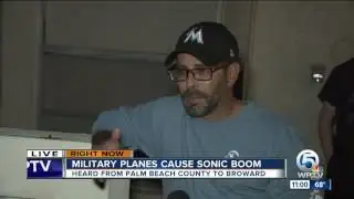 Military planes cause sonic boom