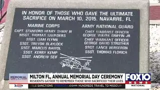 Milton hosts annual Memorial Day Ceremony