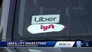 Milwaukee Uber, Lyft drivers strike over wages