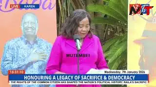 Min Piny Mama Ida Odinga Celebrates Late Raila Odinga