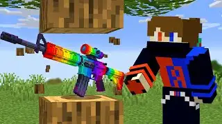 Minecraft, But All Drops Are Guns