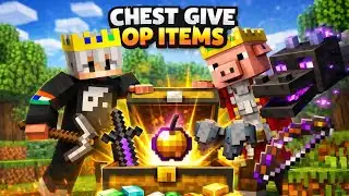 Minecraft but chest give op item | going wrong 😅