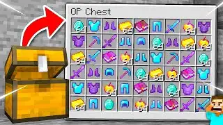 Minecraft, But Chests Drop OP Items…