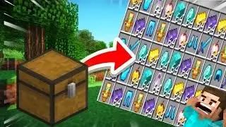 Minecraft, But Chests Gives Op Items.......|@TechnoGamerzOfficial