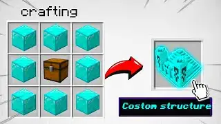 Minecraft, But Craft Costom Structure 