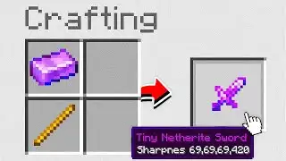 Minecraft, But Crafts are Tiny...