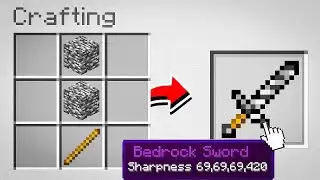 Minecraft, But Crafts Use Bedrock...