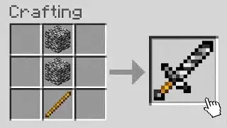 Minecraft, But Crafts Use Bedrock...