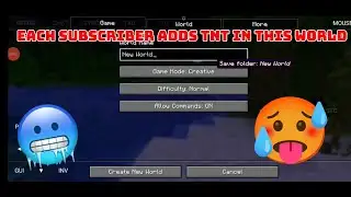 Minecraft but Every Subscriber Adds TNT… 💀 | 