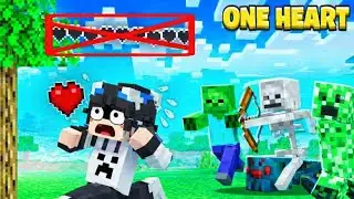 Minecraft but i have only one heart