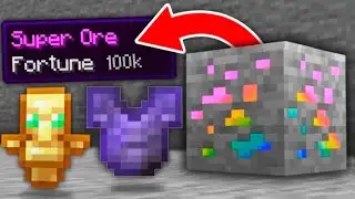 Minecraft, But Ores Are Super OP!