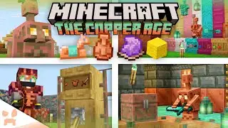 MINECRAFT COPPER AGE UPDATE JUST DROPPED – COPPER GOLEM, NEW BLOCKS, & 100+ FEATURES!
