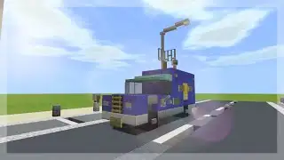 Minecraft: How to Build a News Van Tutorial (Easy)