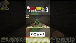 [Minecraft Prison Break] Stupid Prisoner! [Slow Commentary] #shorts