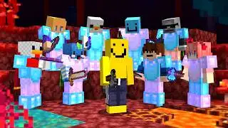 Minecraft Speedrunner VS 8 Hunters GRAND FINALE