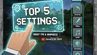 Minecraft top 5 secret settings \\ secret settings for minecraft #minecraft 