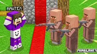 Minecraft Villagers SPLIT My Village in HALF!