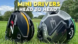 MINI DRIVERS! - Callaway Elyte vs TaylorMade R7 Quad Review