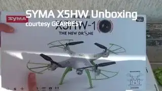 Mini Drone Syma X5HW Unboxing (Gearbest )