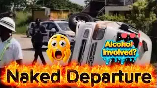 Minibus Overturns with Lester Vaughn students - Allegedly, alcohol involved - St Thomas, Barbados