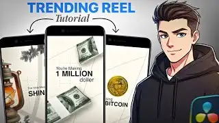 Minimal 3D Motion Graphics Reel Editing in DaVinci Resolve | Clean & Viral Style Tutorial