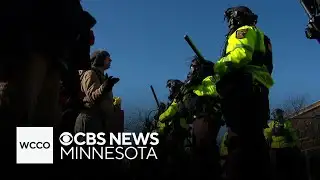 Minnesota troopers use sound cannon to clear ICE protesters